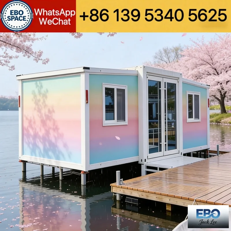 Professional Custom Expandable Container House 20ft 30ft 40ft Modular Villa Garden Studio Outdoor CE Certified