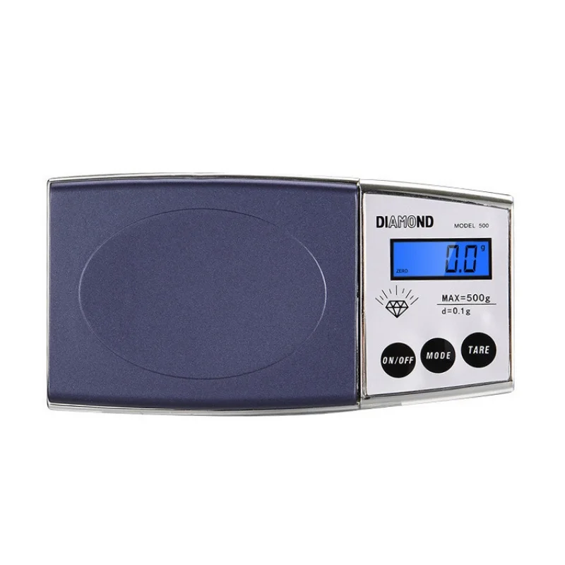 1pc jewelry precision weighing, kitchen herb weighing electronic self-closing digital diamond pocket scale