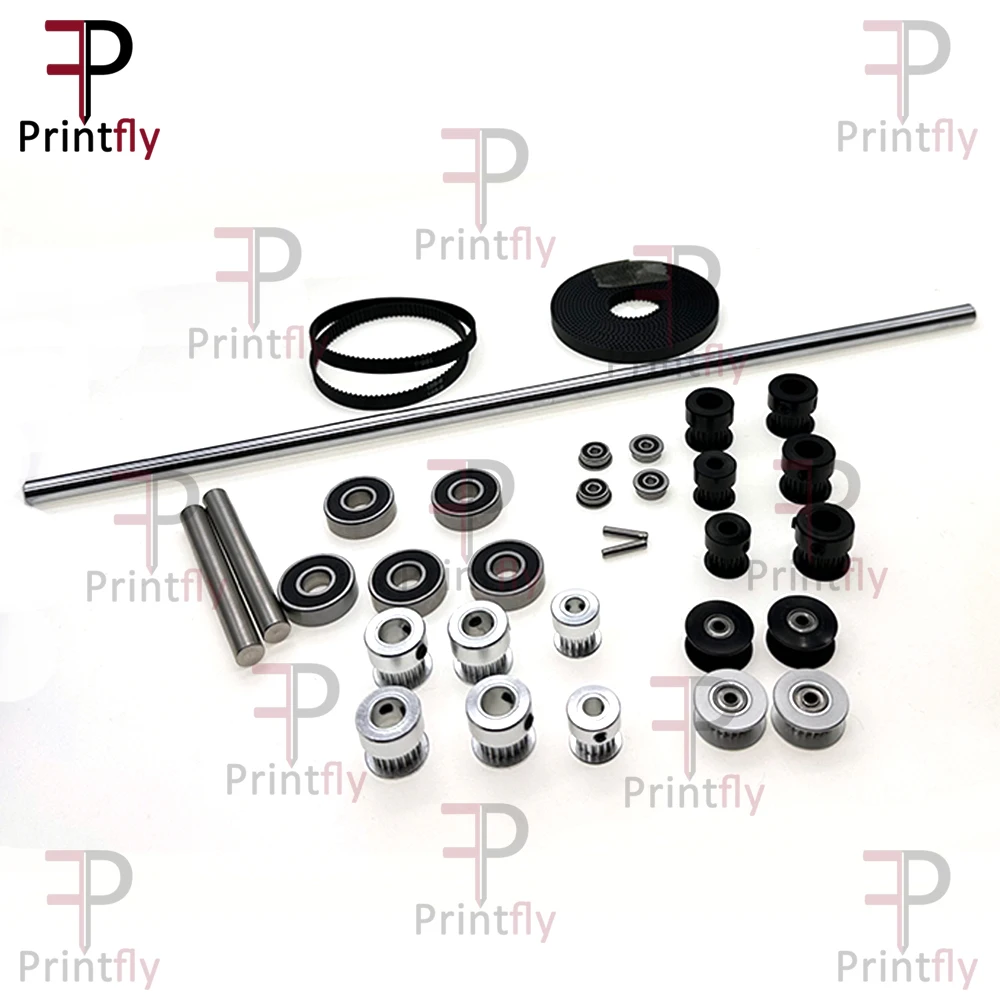 Printfly 3D printer Kevin Akasam Motion kit for GT2 2GT Timing Belt Pulley Bearing Driven Z for Ender 3/Pro/V2 CR10 i3 Creality