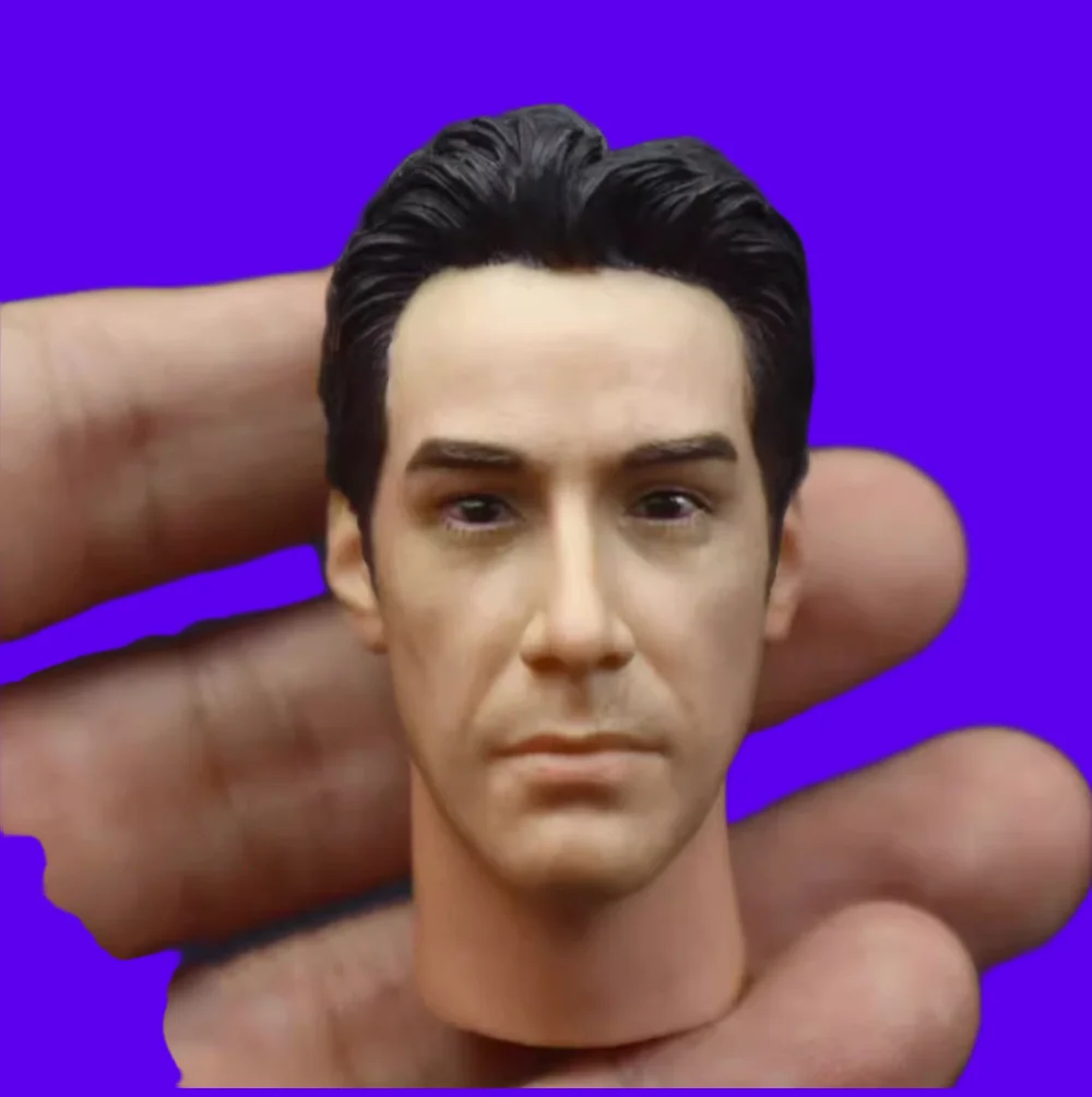 

1/6th Male Doll Constantine Head Sculpture Carving Keanu Reeves For 12" BD001 COO DAM Action Figure Collectable DIY