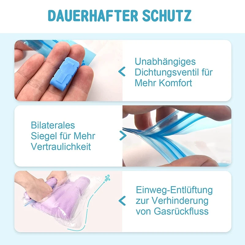 กระเป๋าสูญญากาศสำหรับรีดชุด12กระเป๋าสูญญากาศสำหรับเสื้อผ้าที่มีกระเป๋าสูญญากาศประหยัดพื้นที่สำหรับเสื้อผ้า