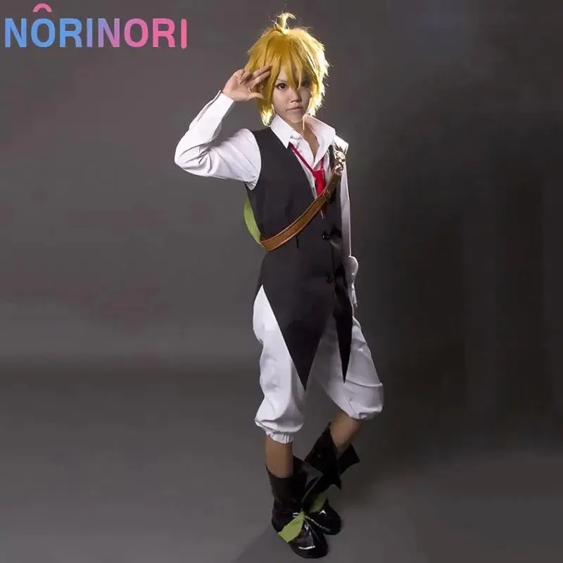 أنيمي السبع تأثيري Meliodas التنين خطيئة الغضب تأثيري حلي مقاومة للحرارة الاصطناعية الشعر Perucas الباروكات