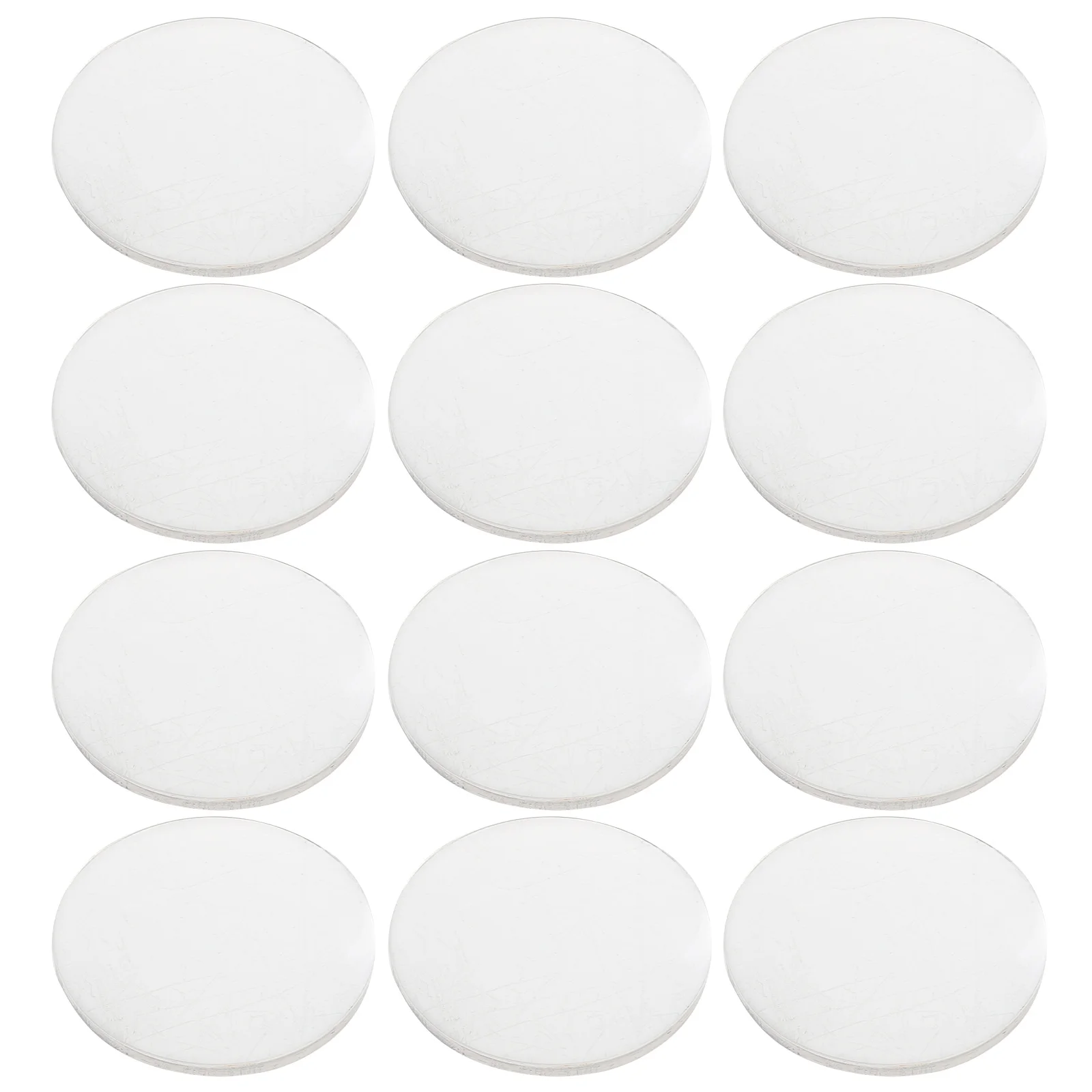 12pcs 3D Convex Transparent Optical Lens Set For Physics Teaching Tools Science Experiment Aids Biconvex Lens Kit