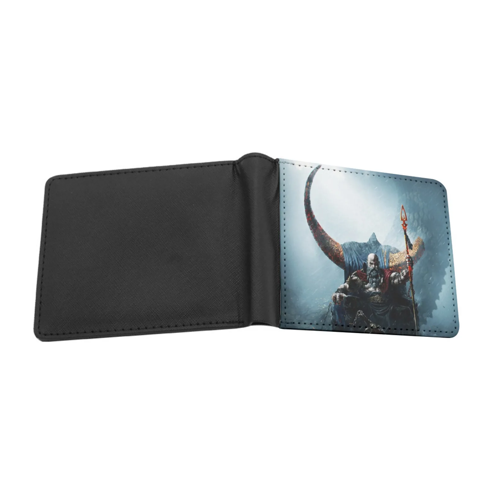 God Of War Lover′S God Of War Design For You Men Women Pu Leather Wallet Credit Card Holder Wallet Short Purse God Of War God