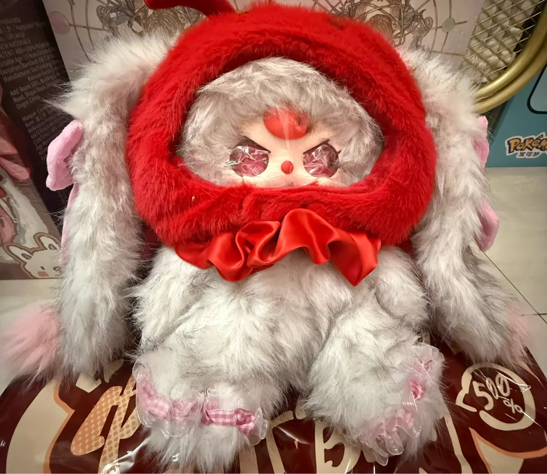 Baby Three Hat Rabbit 500 Size Plush Blind Box Doll Ornament Cute Soft Plush Toys Adult Collectors Holiday Gift For Girls Fans view 6