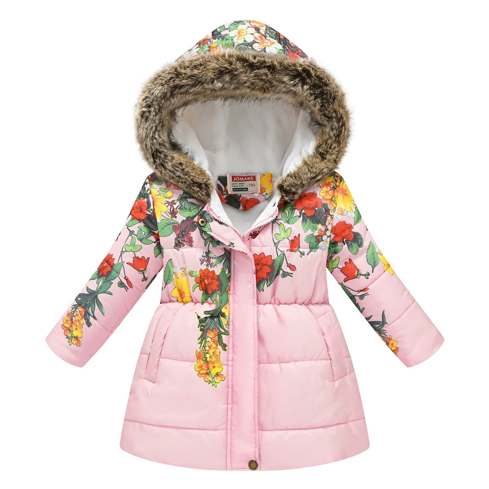

Girl Winter Coat Size 16 Toddler Girls Winter Long Sleeve Fashion Thick Warm Hooded Down Soft Coat Down Fleece Jackets for Girls