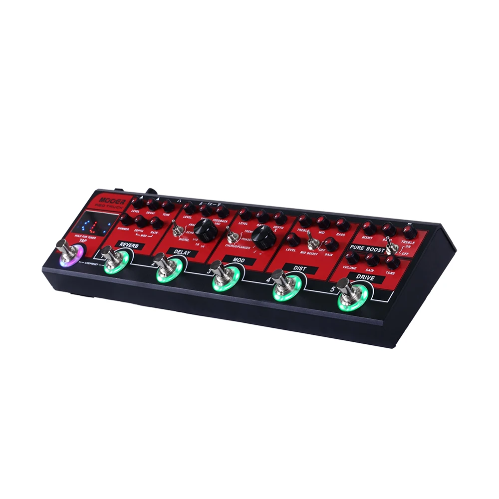 

2025 hot sale MOOER CPT1 Red Truck Combined Effect Pedal with Guitar Effector with Multiple Effects