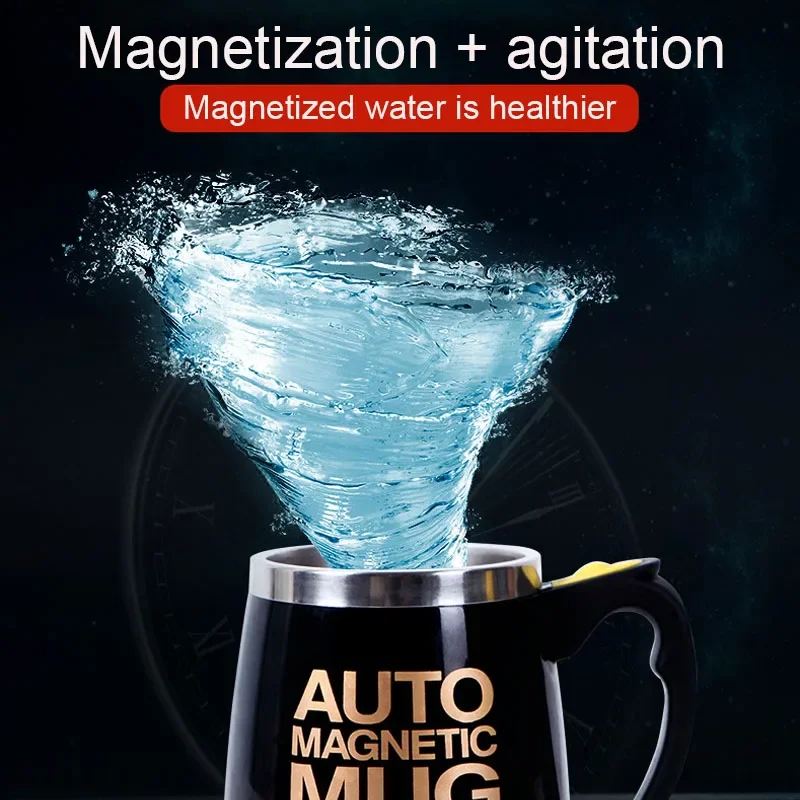 USB Rechargeable Automatic Self Stirring Magnetic Mug New Creative Electric Smart Mixer Coffee Milk Mixing Cup Water Bottle