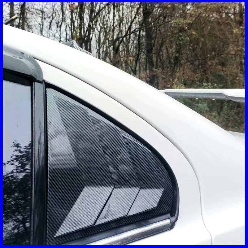 Car Styling For Mitsubishi Lancer EX X Evo 2008-2018 Rear Triangular Window Shutter Louver Vent Trim Cover Auto Accessories