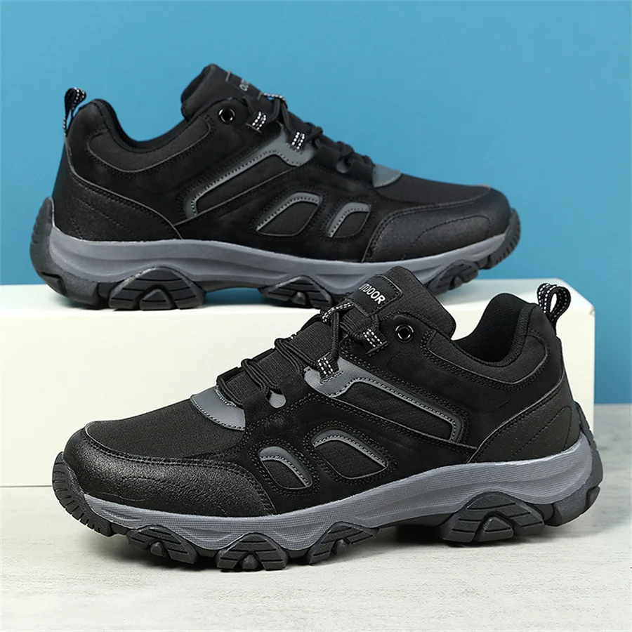 

Autumn Winter New Men's Plus Size Hiking Boots - Non-Slip Wear-Resistant Outdoor Trekking Shoes Casual Sports Sneakers