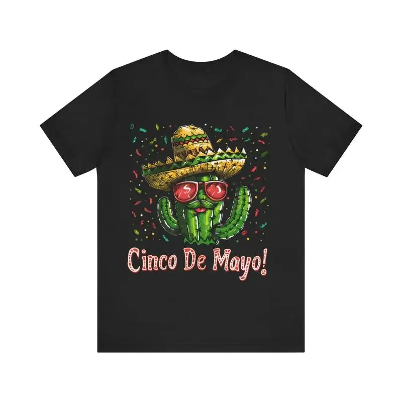 

Desert Fiesta 'Cinco De Mayo ' Cactus Celebration T Shirt Jersey