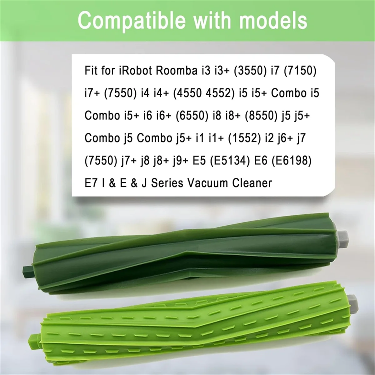 BISMZ แปรงลูกกลิ้งสําหรับ IRobot Roomba I3 I7 E5 J7 I4 I7 + I3 + I4 + I5 I5 + Combo I5 E6 E7 E & I & J Series อะไหล่เครื่องดูดฝุ่น