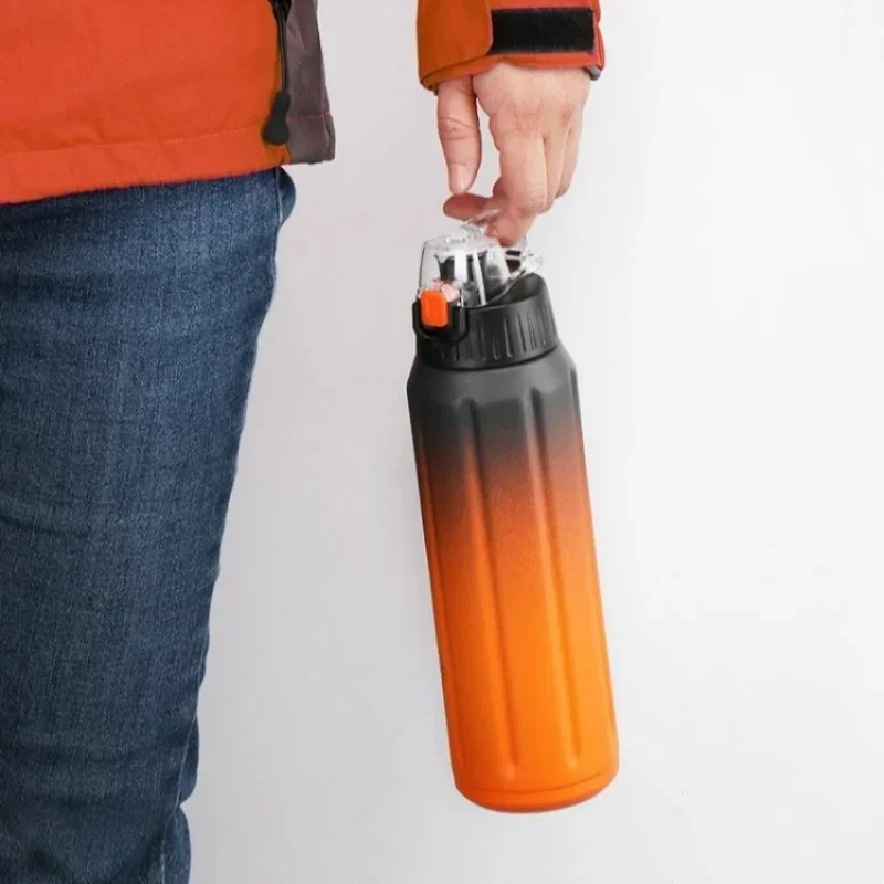 600 ml Outdoor-Sportflasche, Thermoskanne, Wasserflasche, Edelstahl-Wasserbecher, hält kalt und heiß, auslaufsichere Isolierflaschen, Trinkgeschirr