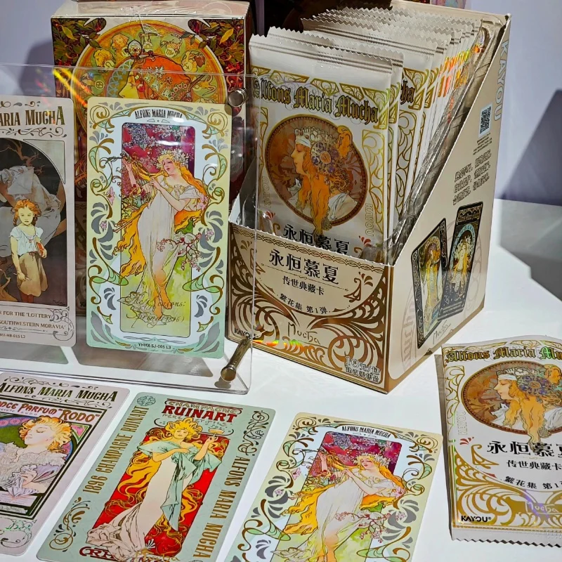 KAYOU Official Genuine Eternal Mucha Card Heritage Collection Card Flower Collection The First Bullet Peripheral Toy Gifts