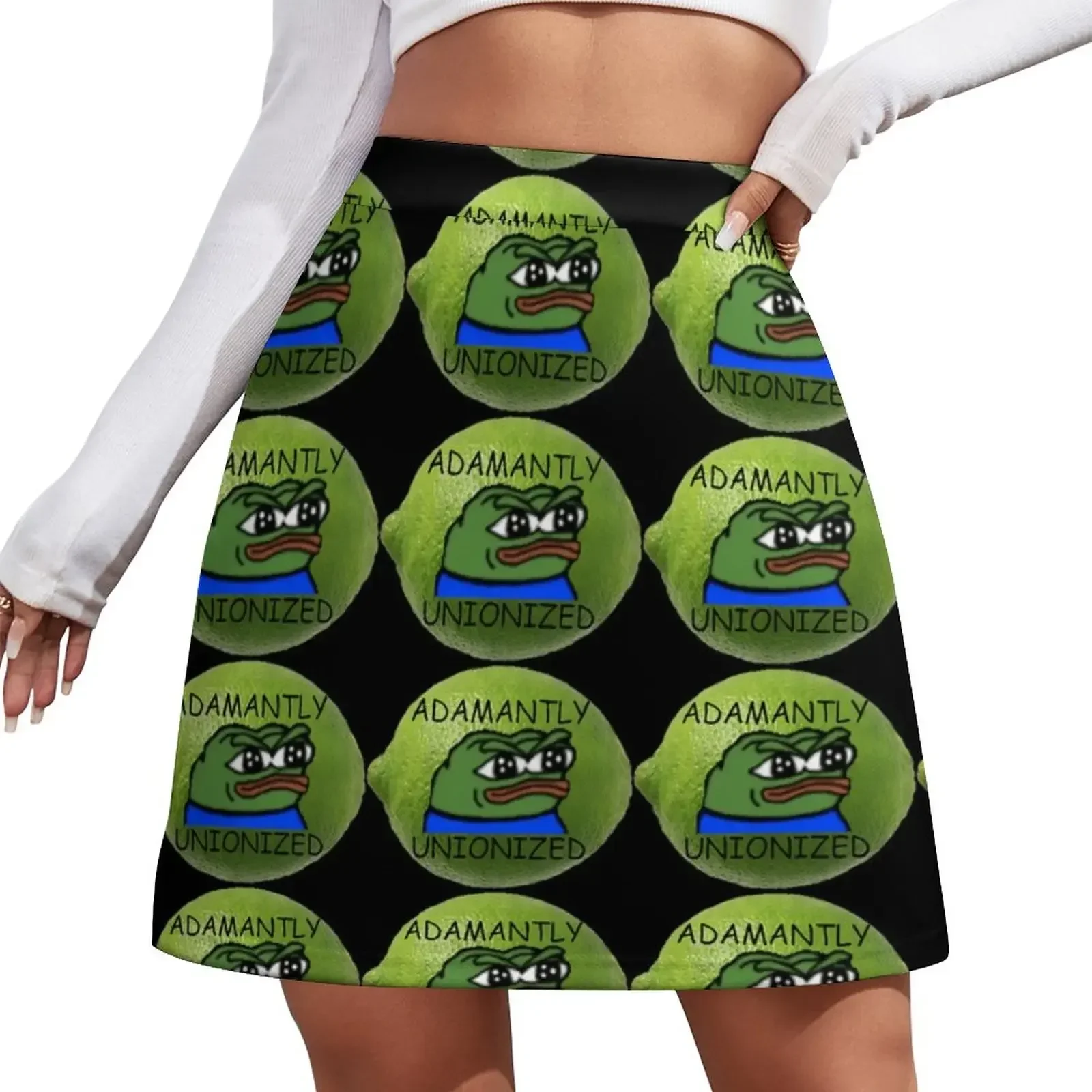

ADAMANTLY UNIONIZED Mini Skirt kawaii clothes Women skirts elegant skirts for women Clothing female