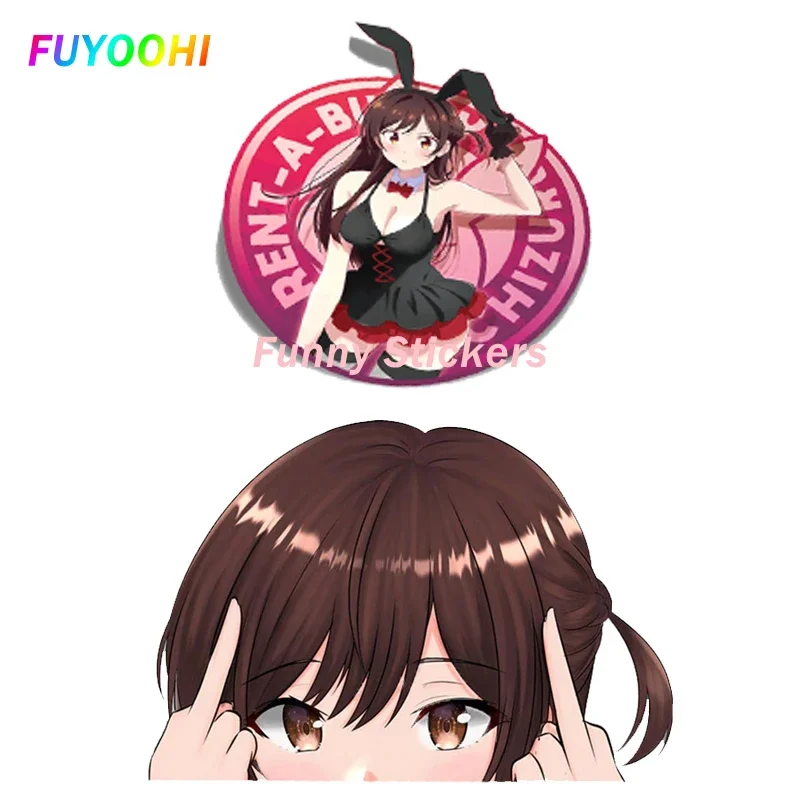 FUYOOHI Play Stickers for Ichinose Chizuru Car Accessoires Stickers Surfboard Waterproof  Campervan Trunk Windows Decor Decal