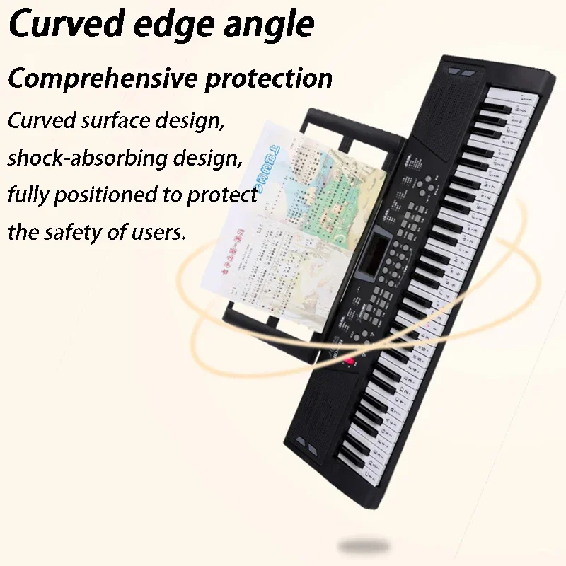 Children Electronic Organ 61 Key Portable Toy Electric Piano Multifunctional Keyboard Instruments Professional Music Synthesizer