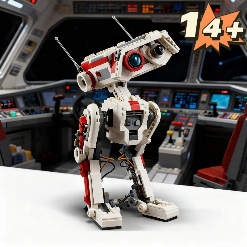 صالح 75335 ستار خطة BD-1 روبوت Posable Droid الشكل اللبنات نموذج الطوب لعب للكبار الاطفال هدايا عيد الميلاد
