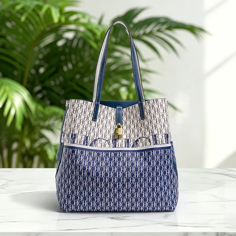 

Unique Print Design Women's Large Capacity Commuter Bag Simple Atmosphere Style Women's Handbag Fashion Women's Handbag