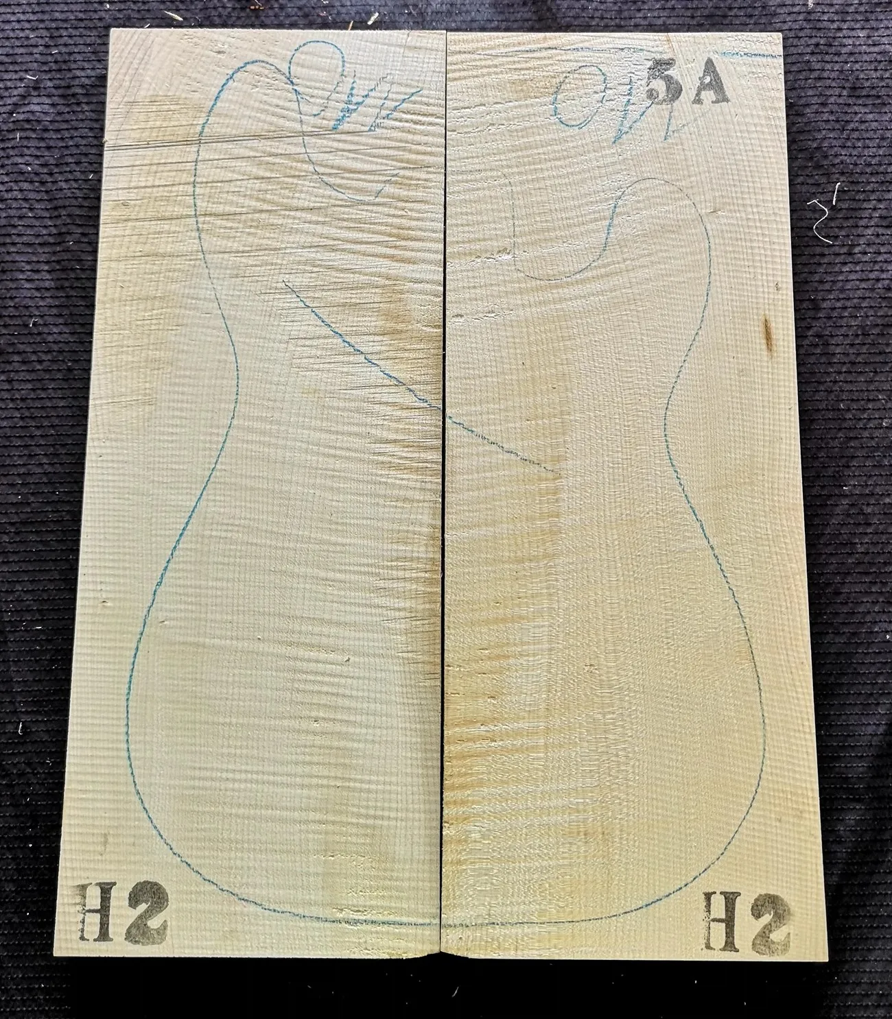 

5A Flame mpale, немецкий клен, наклейка на корпус электрогитары и доска для макияжа, материалы и аксессуары для производства