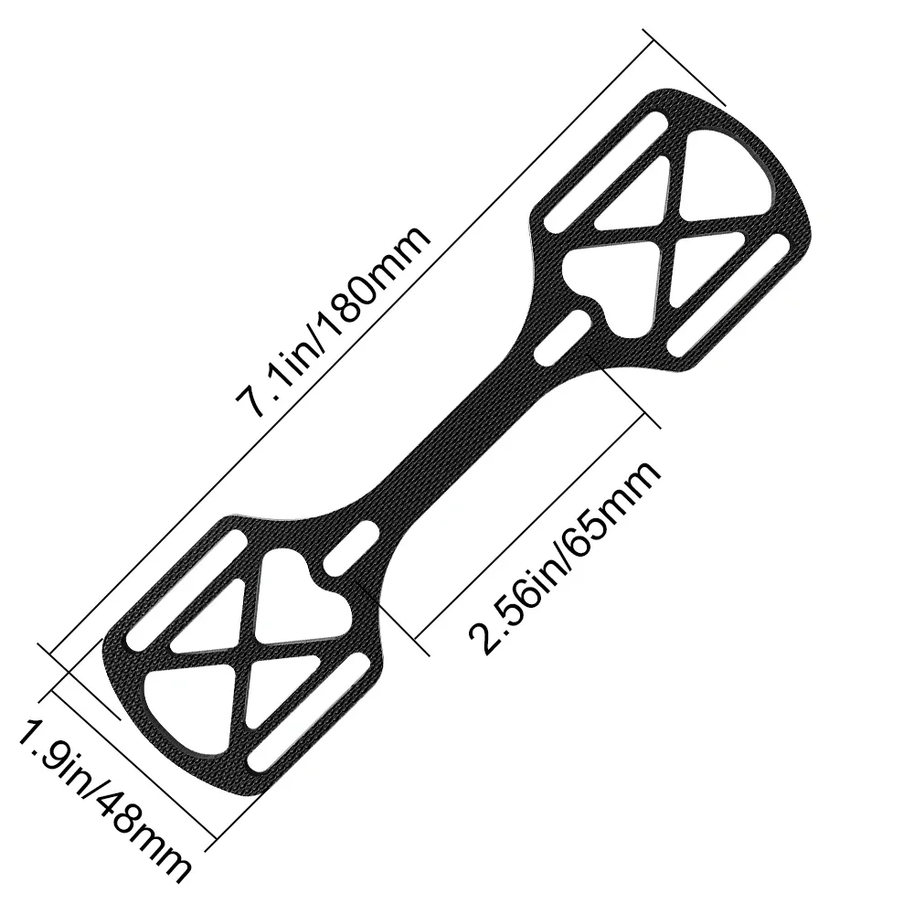 لوح توسيع الشوكة الأمامية لجزء الدراجة الحصى الهروب ملحقات الأمتعة حامل البضائع حامل الرف