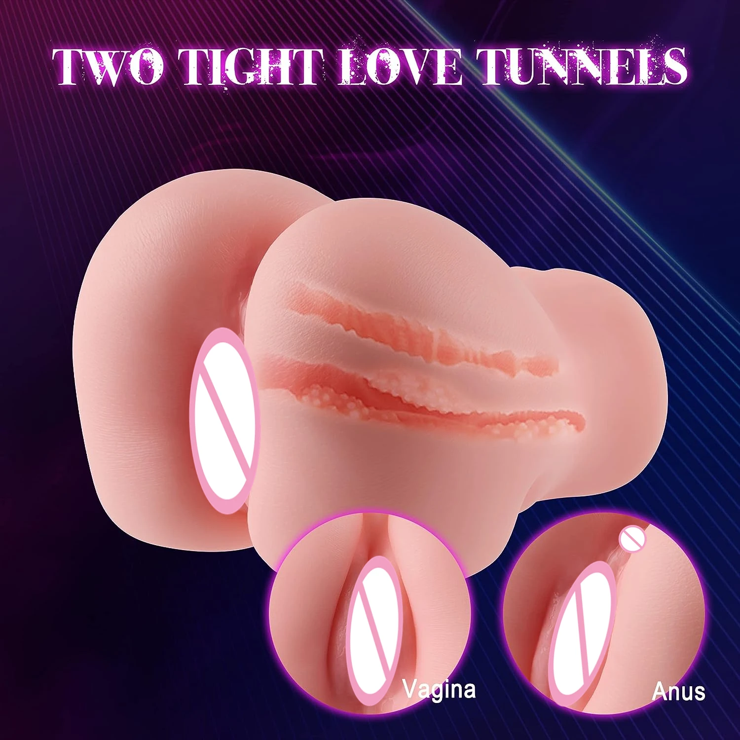 (2.3LB)Sex Doll Masturbators Jelly Butt Pocket Pussy with Sex Dolls Adult Sex Toys for Men Torso Silicone Sex Tool Super Soft