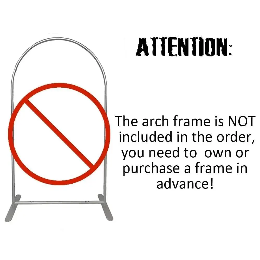 غطاء قماش قابل للتمدد لعيد الميلاد Be Merry and Bright Arch Stand خلفية لمستلزمات زينة حفلات المهرجانات