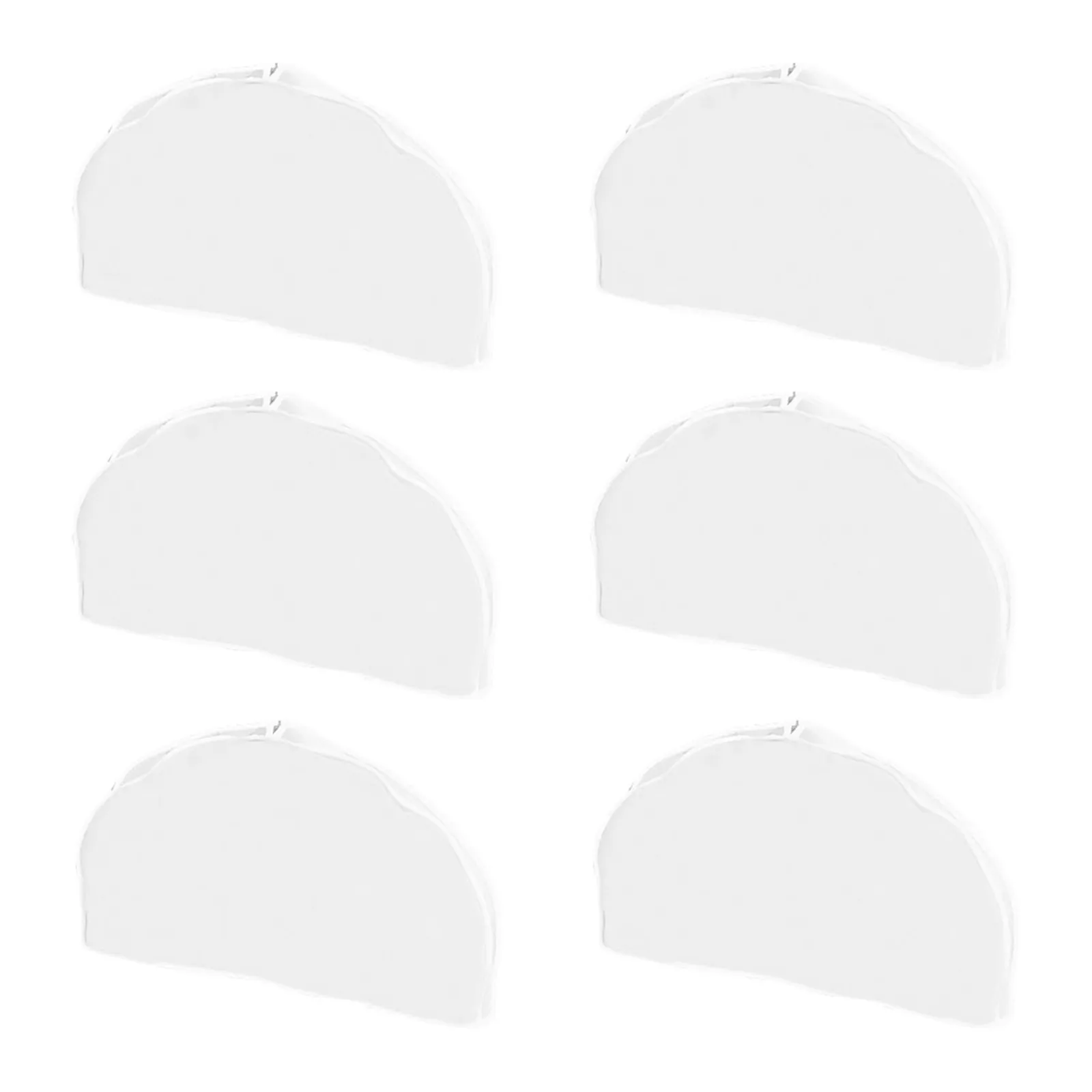 6Pcs Translucent Plastic Clothes Covers Garment Shoulder Protectors Dust Storage Bags for Dresses Suits Jackets Coats