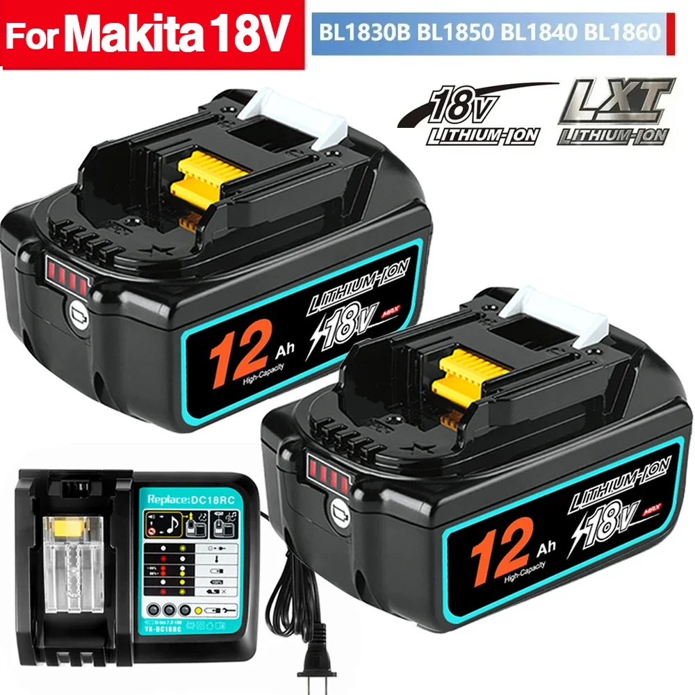 NEW Original Makita 18V Rechargeable Battery 18650 Lithium-ion Cell Suitable For Makita Power Tool BL1860 BL1830 BL1850 LXT400