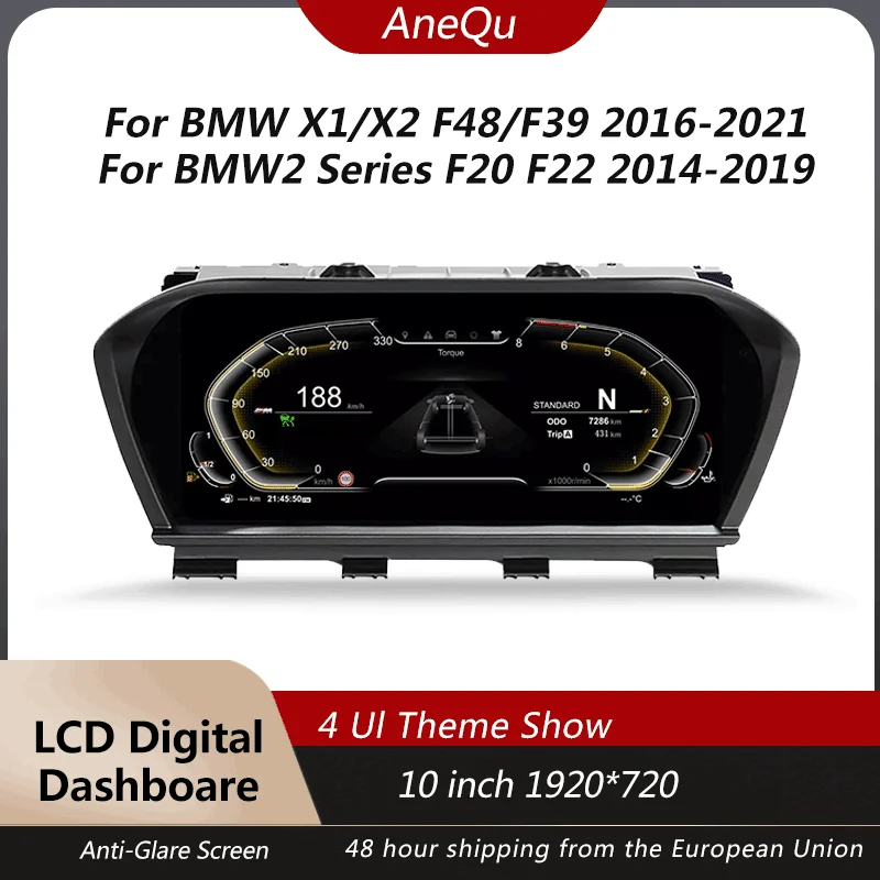 10-calowy cyfrowy zestaw wskaźników do BMW serii 1/2 F20 F52 F22 F45 X1 F48 F49 F39 Samochodowy zestaw wskaźników LCD