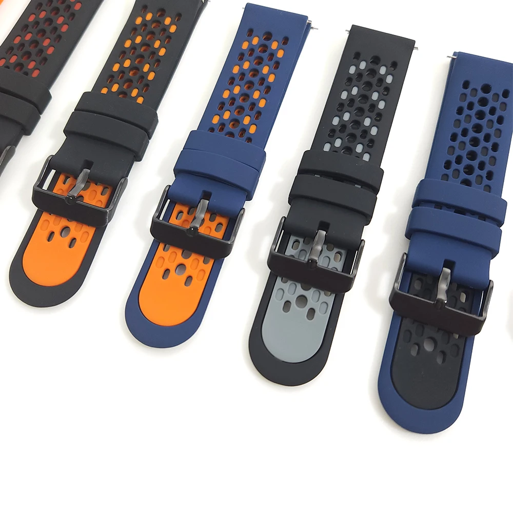 22mm pulseira para fóssil gen 6 44mm substituição cinta para fóssil gen 5e/gen 5 lte 45mm silicone pulseira pulseira cinto