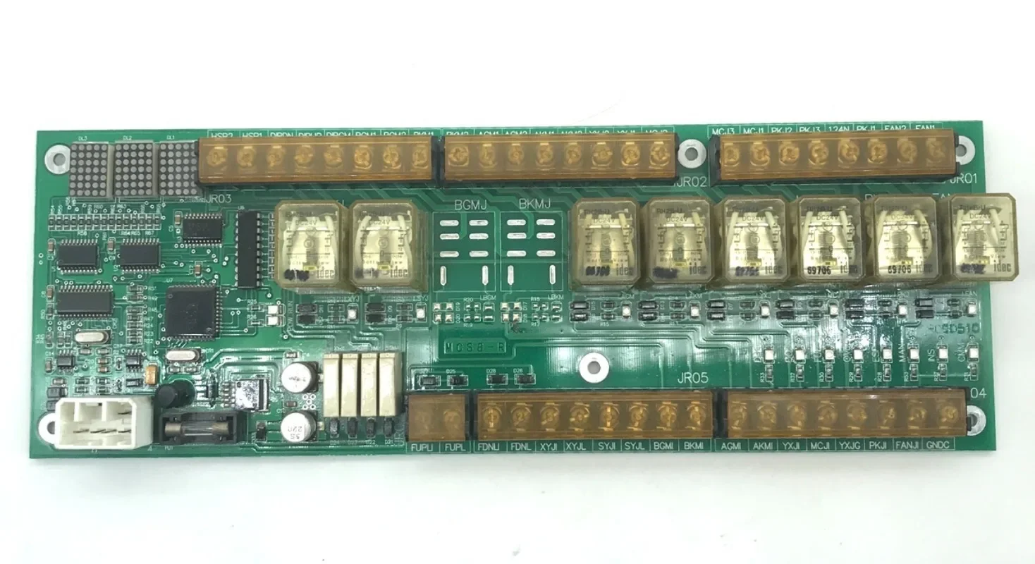 Fulingda elevator relay board MCS8-R control board single chip microcomputer electronic board original spot sale