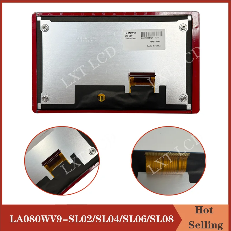 

Новый 8-дюймовый ЖК-дисплей LA080WV9-SL02 SL04 SL08 SL06 с сенсорным экраном 96560-S2301UAY 96560S2301UAY для HYUNDAI SANTA FE 2019