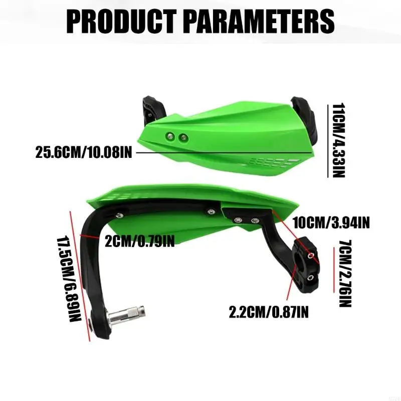 M76E Lenker-montiertes Motorrad-Handschutz-Paar für 22-mm-Lenker – Detail 6