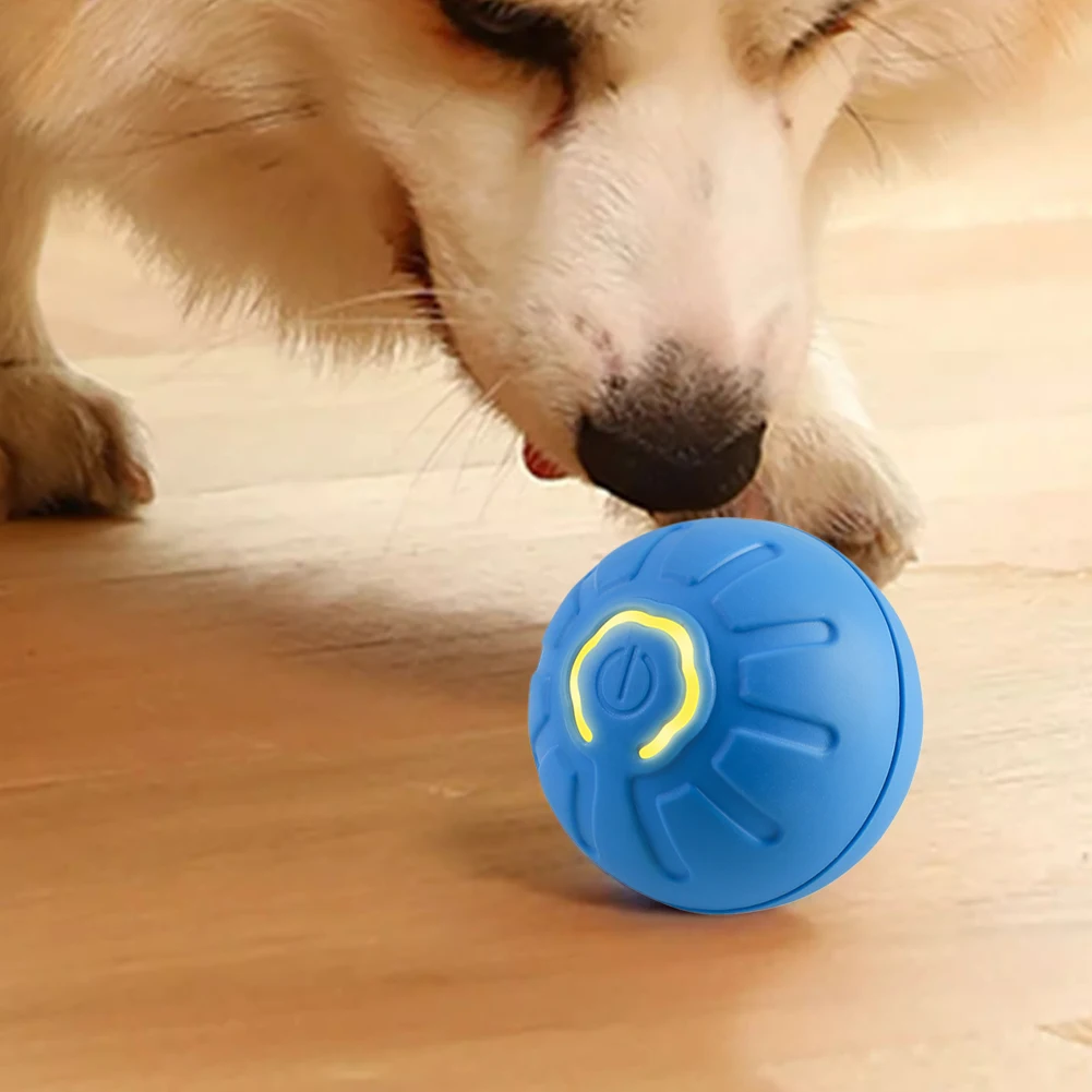 Smart Electric Cat Ball Toys Self-Moving Automatic Rolling Cat Toys 100mAh Electronic Rotating Cat Ball for Kitten Dog Playing