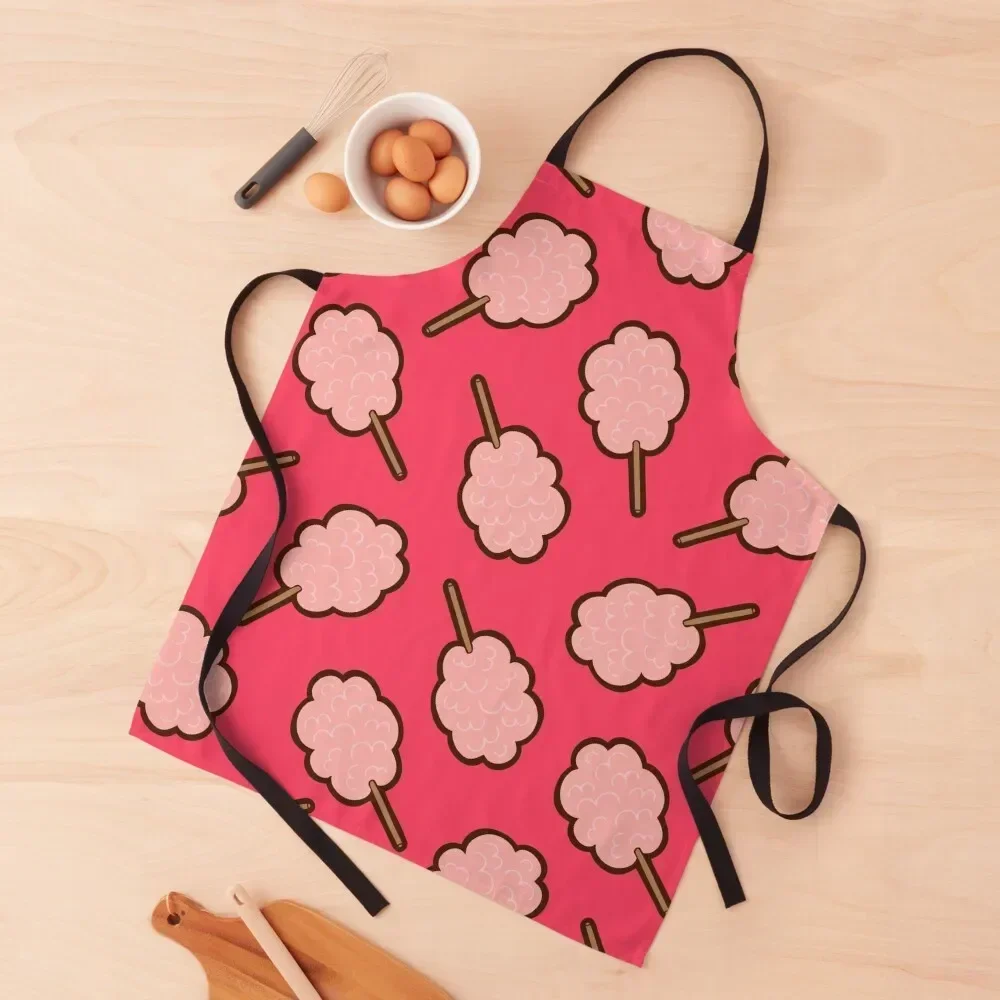 

Cotton Candy Pattern Apron Woman Kitchens Kitchen New 2022 Year For Man nail tech supplies Apron