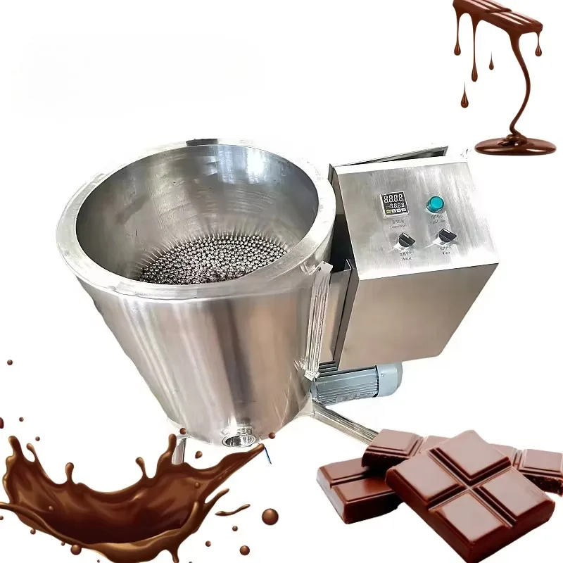 Chocolate Ball Mill Equipment Industrial Cocoa Grinder Machine Conching Refiner for Chocolate Paste Line Customized