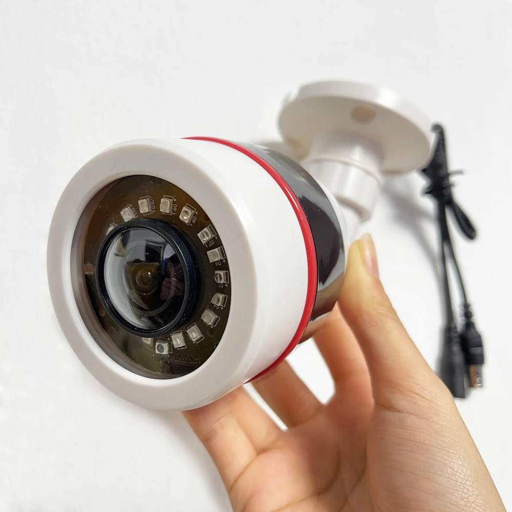 1.7mm Super wide Angle Panorama CCTV AHD Camera Analog 5MP 4MP 1080P XVI 4in1 Fisheye Lens Ball Effect infrared Security Video