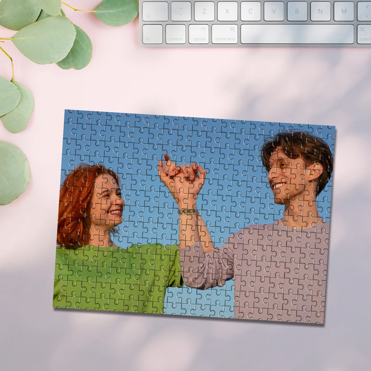35/300/500/1000pcs Personalized Custom Photo Puzzle couple photos Friends A Memorable Keepsake Or A Special Celebration