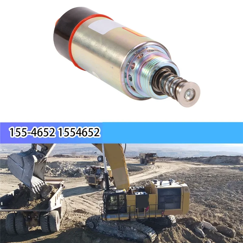 

Superior-1 Piece 24V Stop Cut Off Solenoid Valve Fuel Flameout Shutdown Solenoid As Shown Metal For Caterpillar E325B/325C