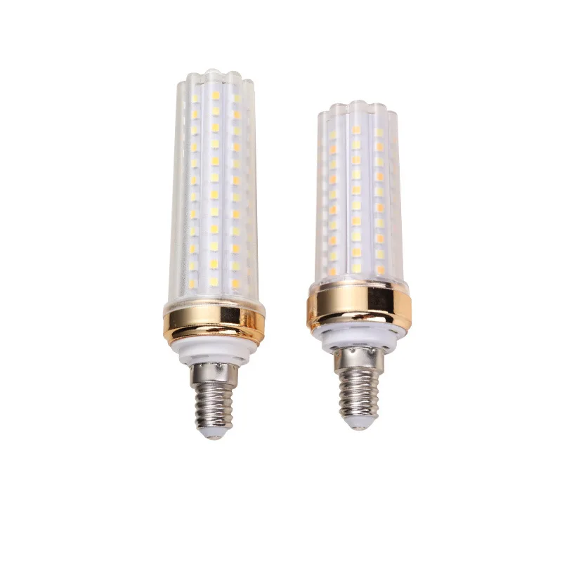 

10pcs E27 E14 LED Corn Light 20w 24w CCT LED Bulb Dual Color Three Color Adjustable 3000k 4000K 6000k Candle Bulb AC110v 220v