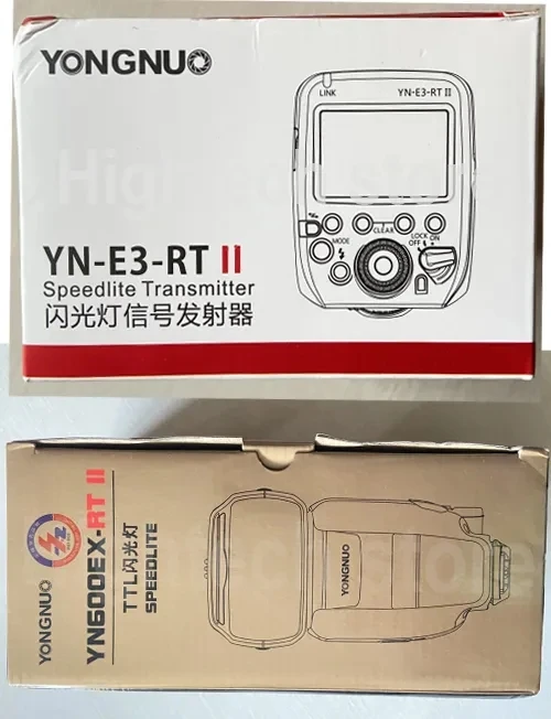 YONGNUO YN600EX-RT II YN600EX RT II 2.4G Wireless HSS 1/8000s Master TTL Flash Speedlite for Canon 600EX-RT with YN-E3-RT II