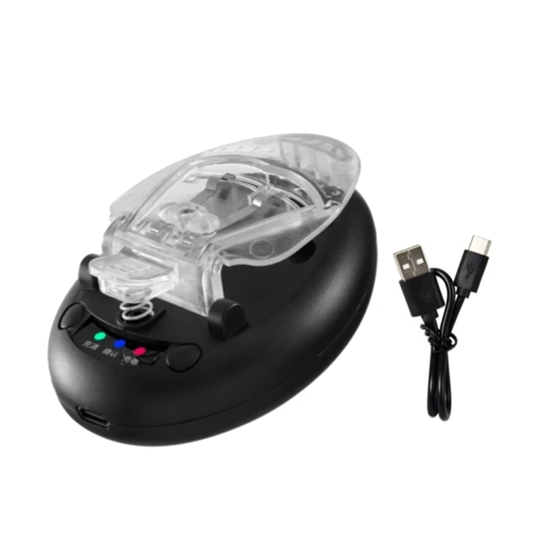 Portable 4.2V Battery Adapter With 3 LED Lights Support For Cameras And Phones Up To 4200mAh