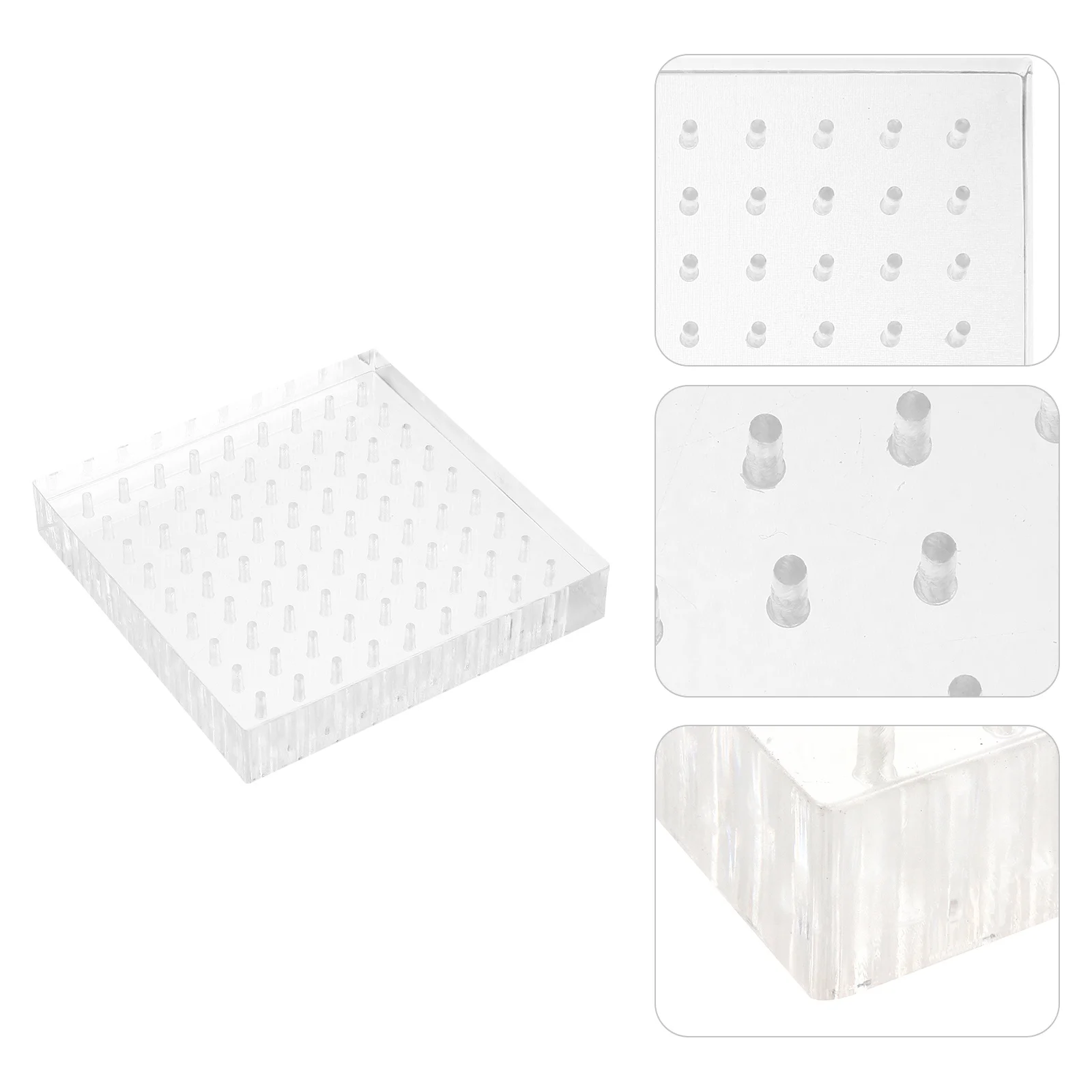 1 قطعة قاعدة أكريليك عرض موقف للطين الشكل تجفيف تخزين الشكل دعم مجلس حامل مستقر لوحة الحرفية المنظم أداة