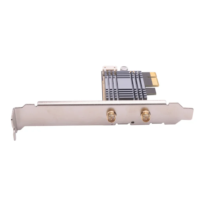 QWE-5X N1202 AR5B22 2.4G/5G Dual Band PCIE Kartu Jaringan Wi-Fi dengan Bluetooth 4.0 untuk Desktop Pcsand Server Adaptor Jaringan