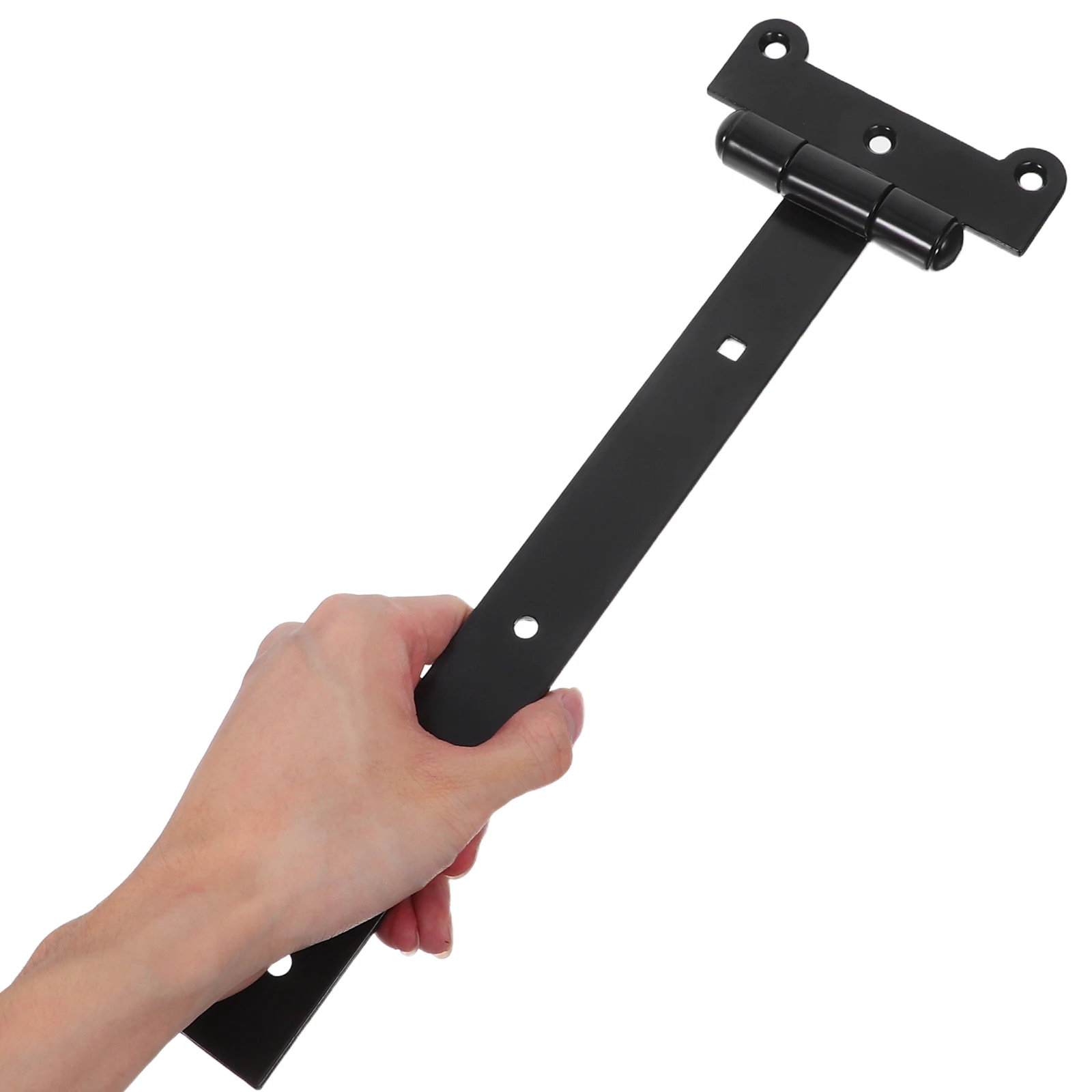 

1pcs T Hinge Heavy Duty Black: Precision Slot Design For Smooth Silent Operation Bedroom Library Garage Cabinet Door Box Hinges
