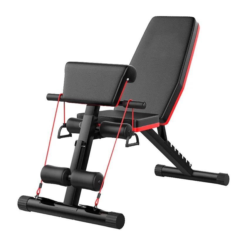 Multi-functional Foldable Dumbbell Bench for Full-body Muscle Training Multi-level Adjustable Suitable for All Ages and Genders