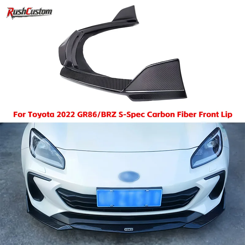 

For Toyota 2022 GR86/BRZ S-Spec Carbon Fiber Front Lip Spoiler