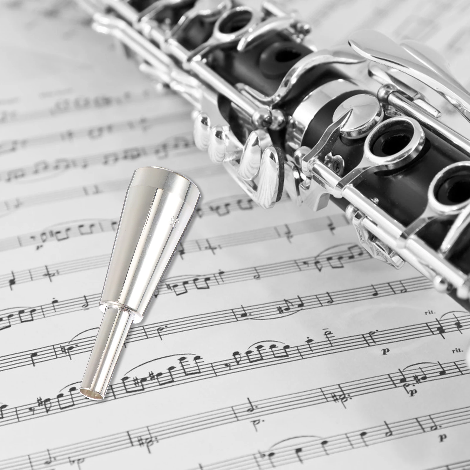 

Silver Plated Mouthpiece Durable Trumpet Mouthpiece Durable Musical Instrument Beginner Accessories Practice Part Replacement