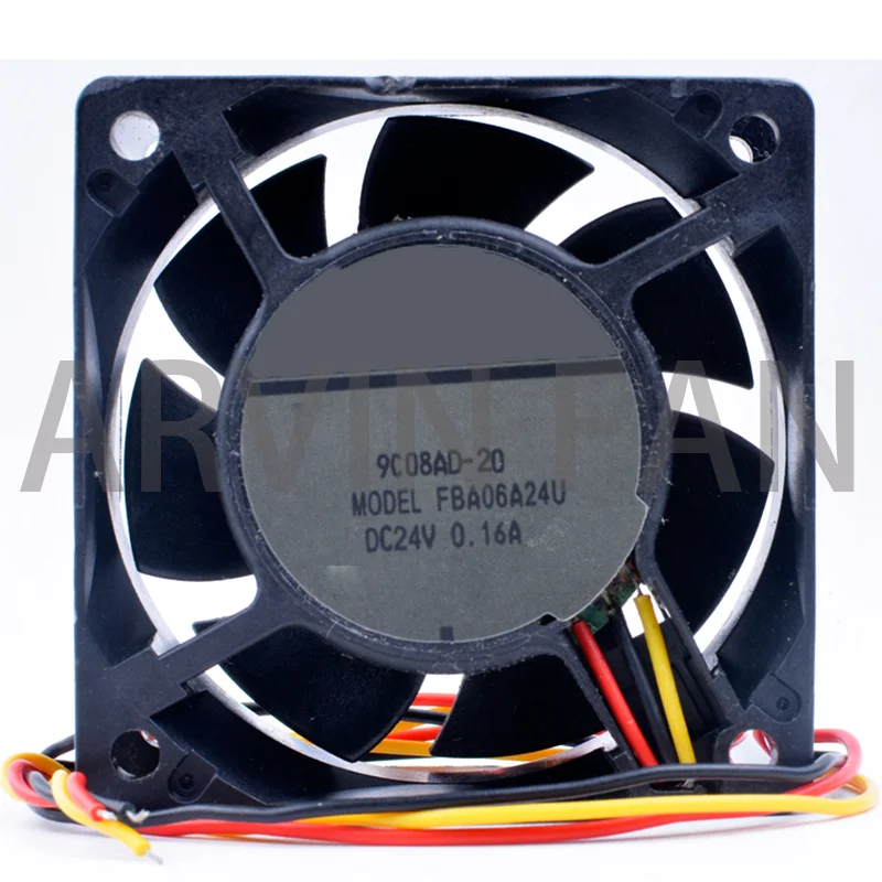 

Brand New Original FBA06A24U 6025 6cm 60x60x25mm 24V 0.16A Inverter Server Industrial Computer Cooling Fan